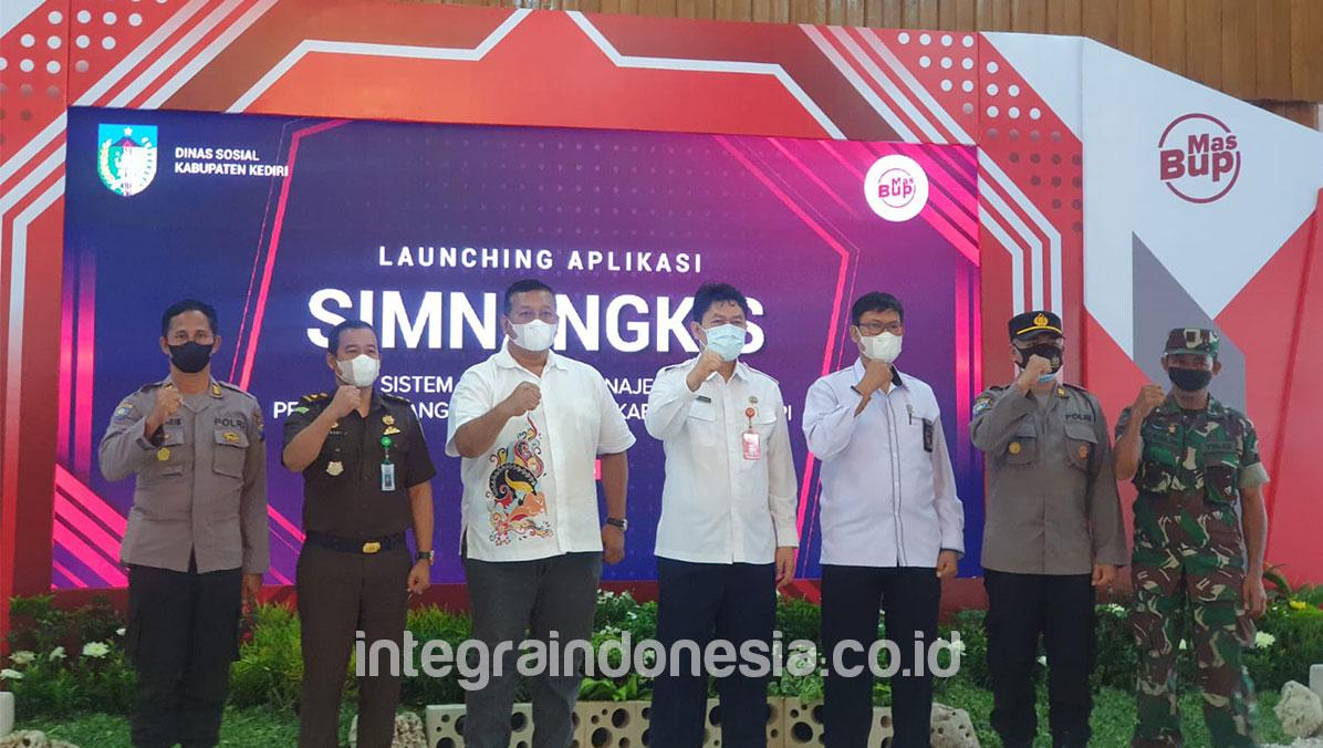 Launching Aplikasi Kemiskinan Kabupaten Kediri