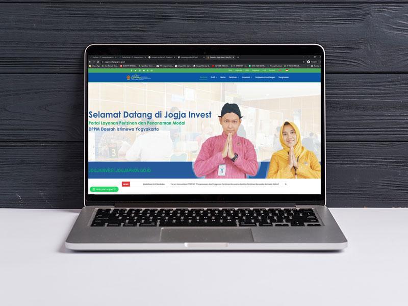 Pengembangan Website Dinas Perizinan dan Penanaman Modal DIY