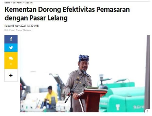 Kementan Dorong Efektivitas Pemasaran dengan Pasar Lelang
