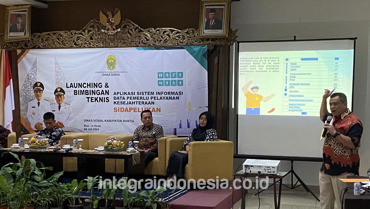 Perkuat Data PPKS, Pemerintah Kabupaten Bantul Luncurkan Aplikasi SIDAPELUKAN